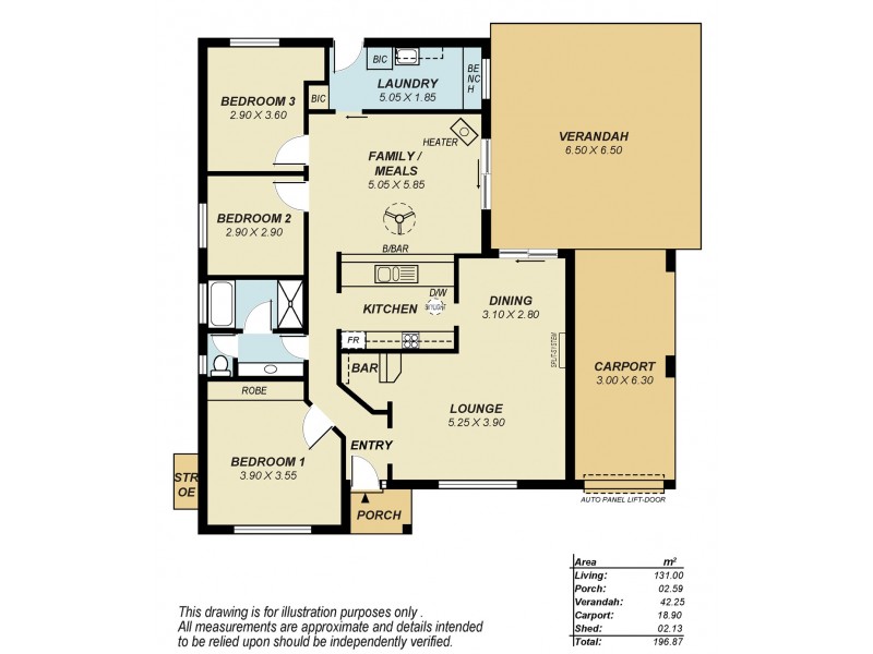 1 Harris Road, Salisbury East SA 5109 Floorplan