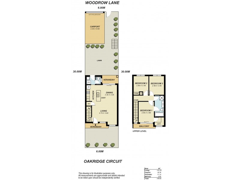 13 Oakridge Circuit, Golden Grove SA 5125 Floorplan