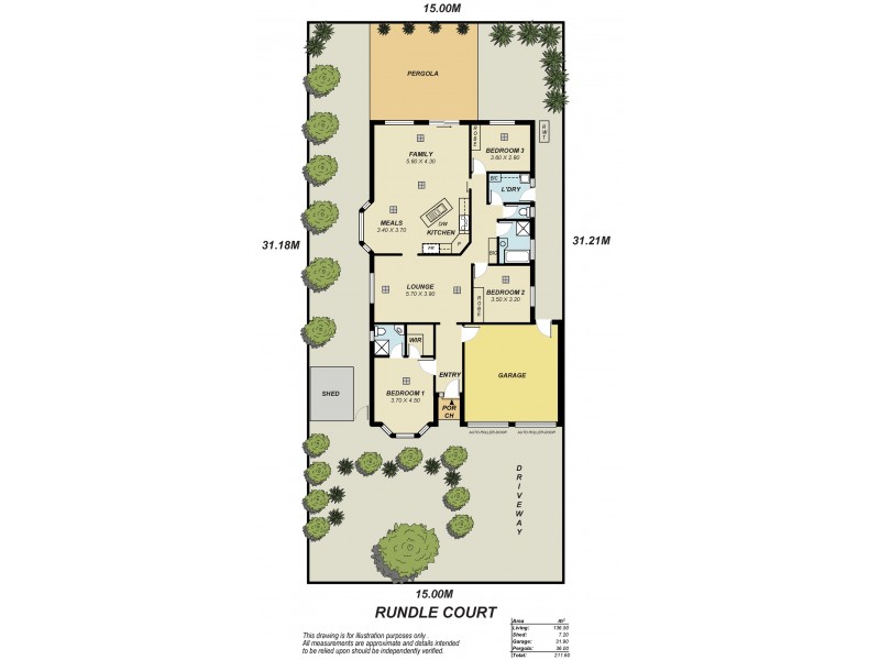 13 Rundle Court, Greenwith SA 5125 Floorplan