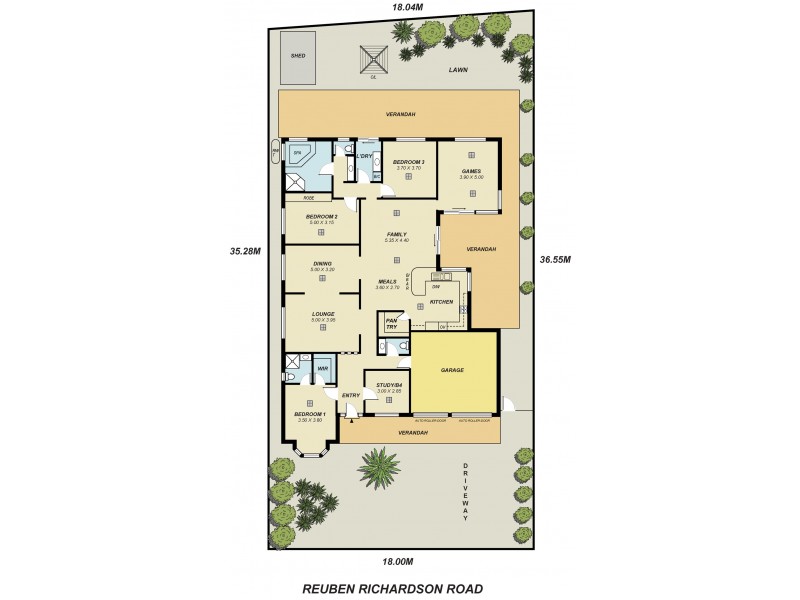 120 Reuben Richardson Road, Greenwith SA 5125 Floorplan