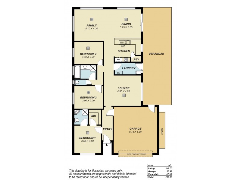 10 Bloomfield Avenue, Greenwith SA 5125 Floorplan