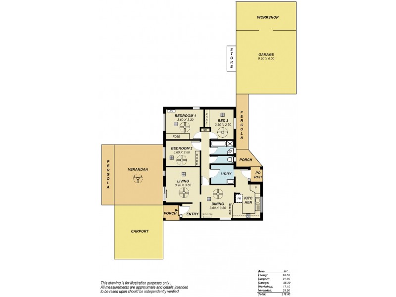 60 Deborah Grove, Para Vista SA 5093 Floorplan