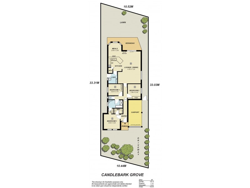 18 Candlebark Grove, Greenwith SA 5125 Floorplan