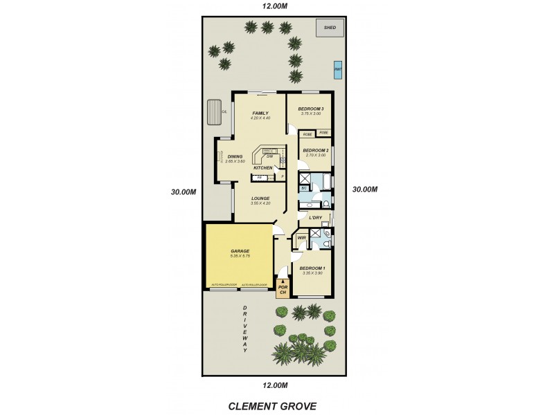 2A Clement Grove, Burton SA 5110 Floorplan