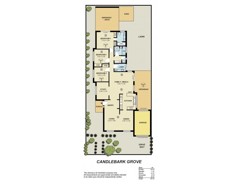 44 Candlebark Grove, Greenwith SA 5125 Floorplan