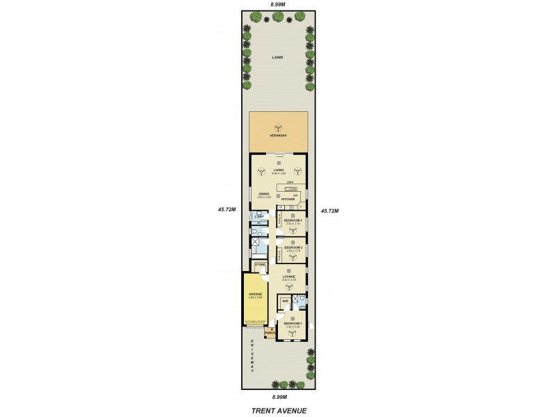 7 Trent Avenue, Klemzig SA 5087 Floorplan