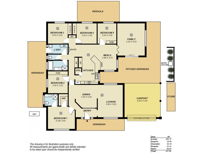 24 Summer Hill Court, Wynn Vale SA 5127 Floorplan