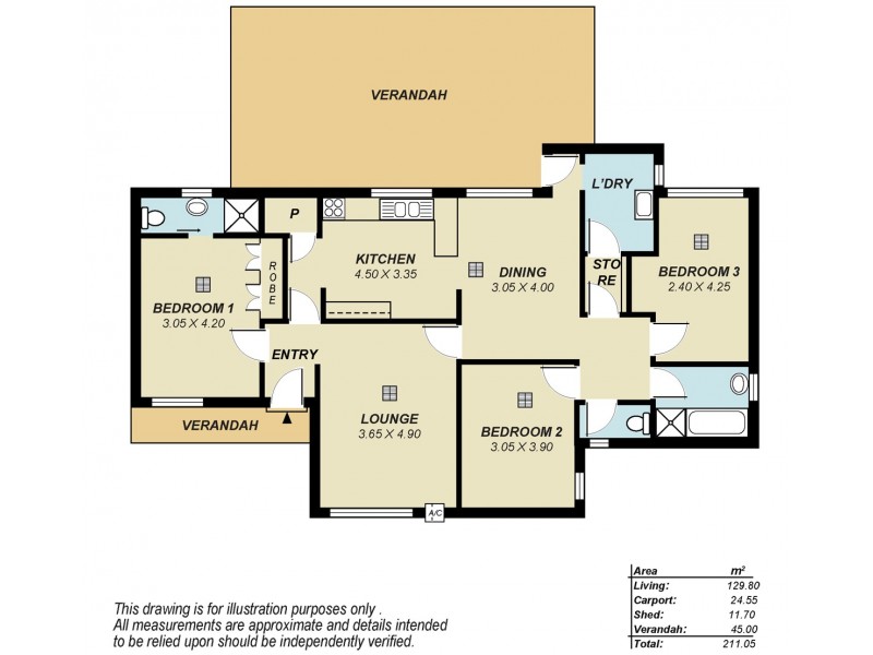 15 Halba Crescent, Paralowie SA 5108 Floorplan