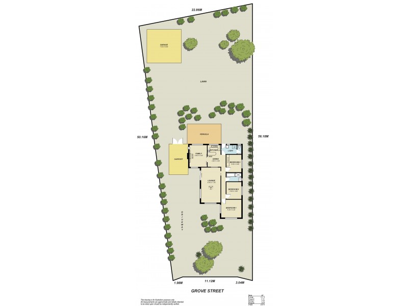 7 Grove Street, Modbury SA 5092 Floorplan