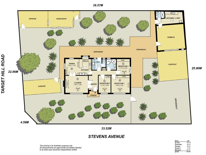 25 Stevens Avenue, Salisbury Heights SA 5109 Floorplan