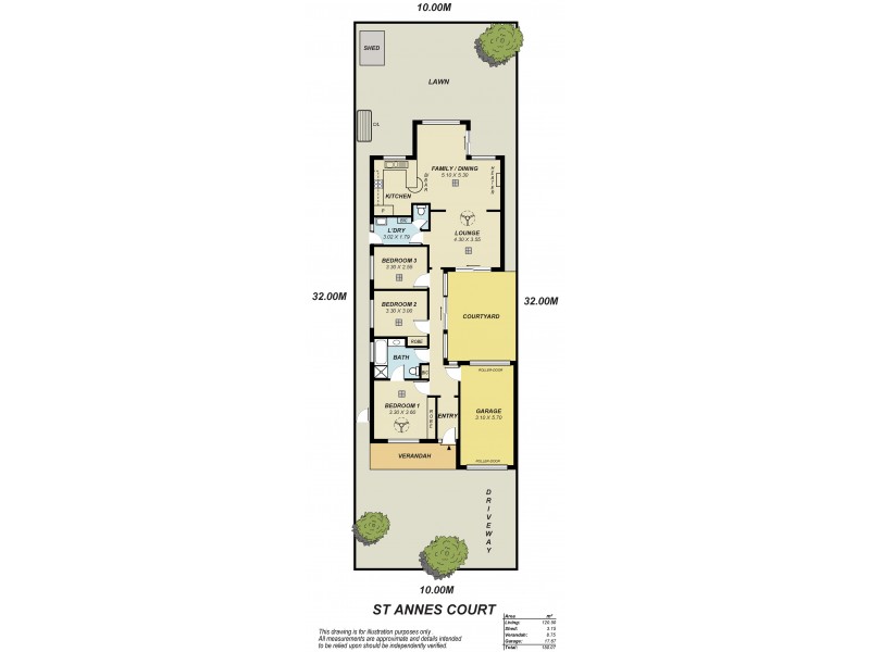 22 St Annes Court, Wynn Vale SA 5127 Floorplan
