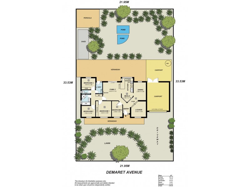 28 Demaret Avenue, Fairview Park SA 5126 Floorplan