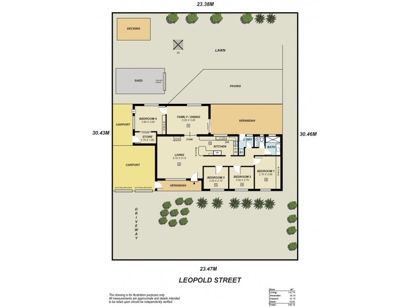 6 Leopold Street, Vista SA 5091 Floorplan