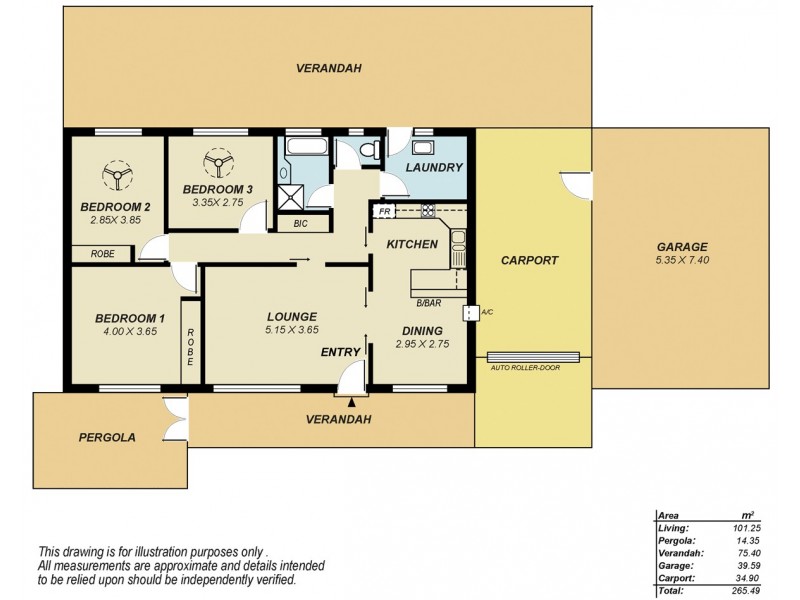 12 Augustus Street, Modbury Heights SA 5092 Floorplan