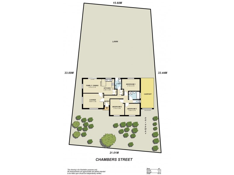 3 Chambers Street, Golden Grove SA 5125 Floorplan