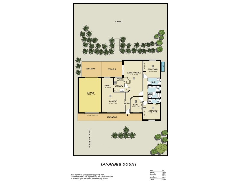 8 Taranaki Court, Greenwith SA 5125 Floorplan