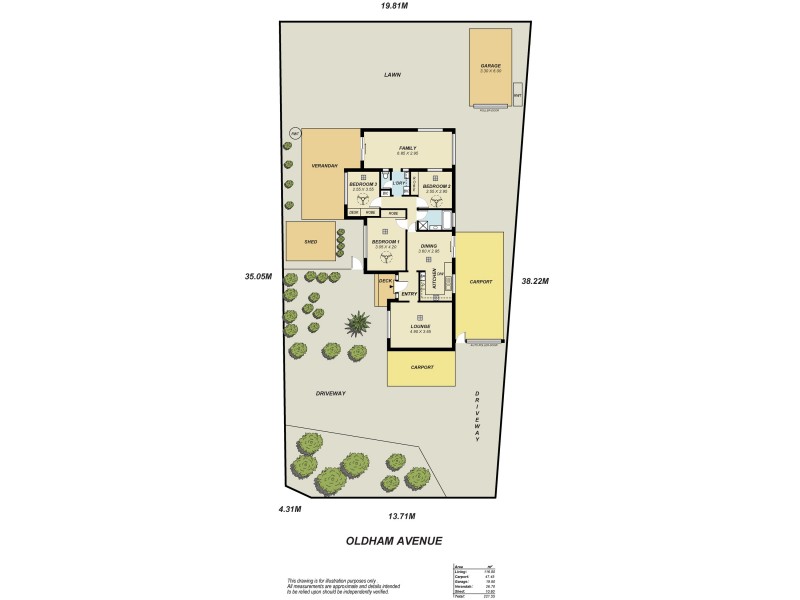 2 Oldham Avenue, Modbury Heights SA 5092 Floorplan