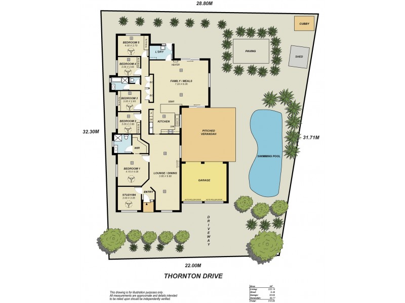 29 Thornton Drive, Greenwith SA 5125 Floorplan