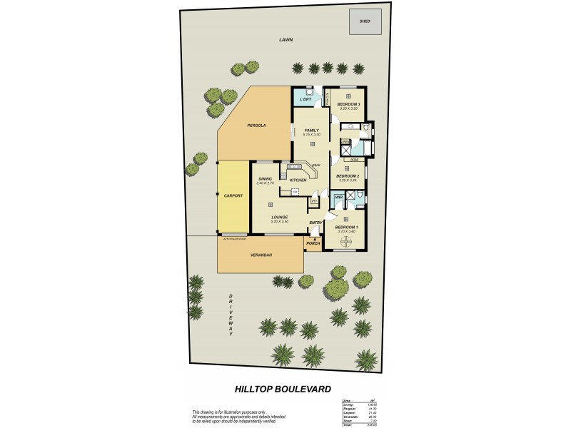 9 Hilltop Boulevard, Hillbank SA 5112 Floorplan