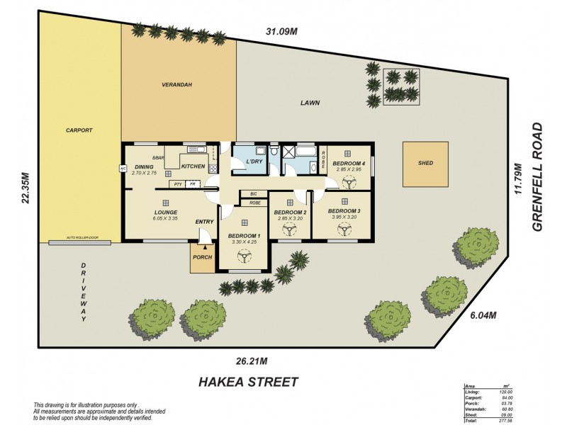280 Grenfell Road, Surrey Downs SA 5126 Floorplan