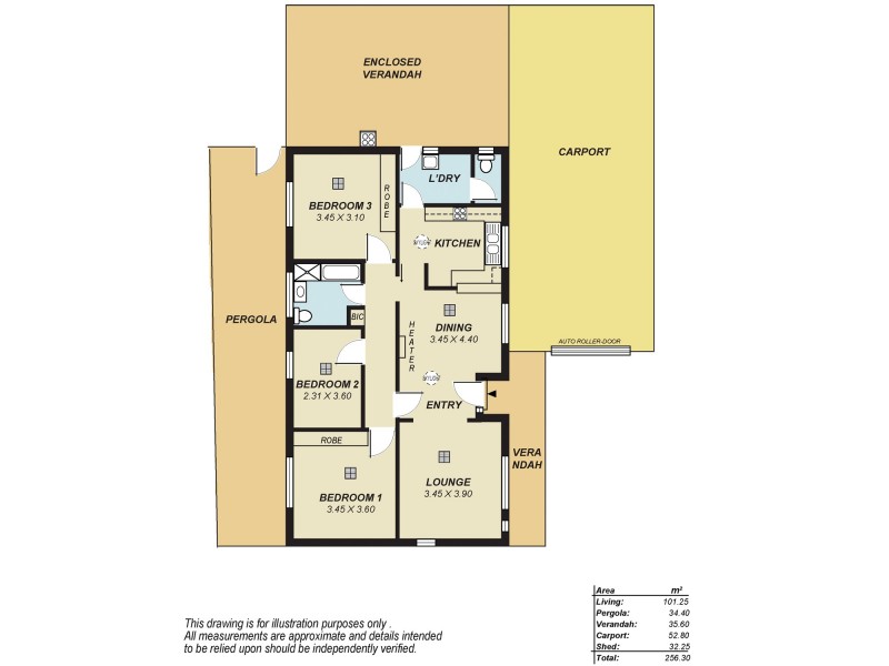 2 Narvik Court, Salisbury Downs SA 5108 Floorplan