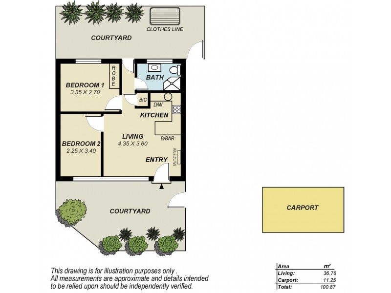 3/54 Henley Beach Road, Henley Beach SA 5022 Floorplan
