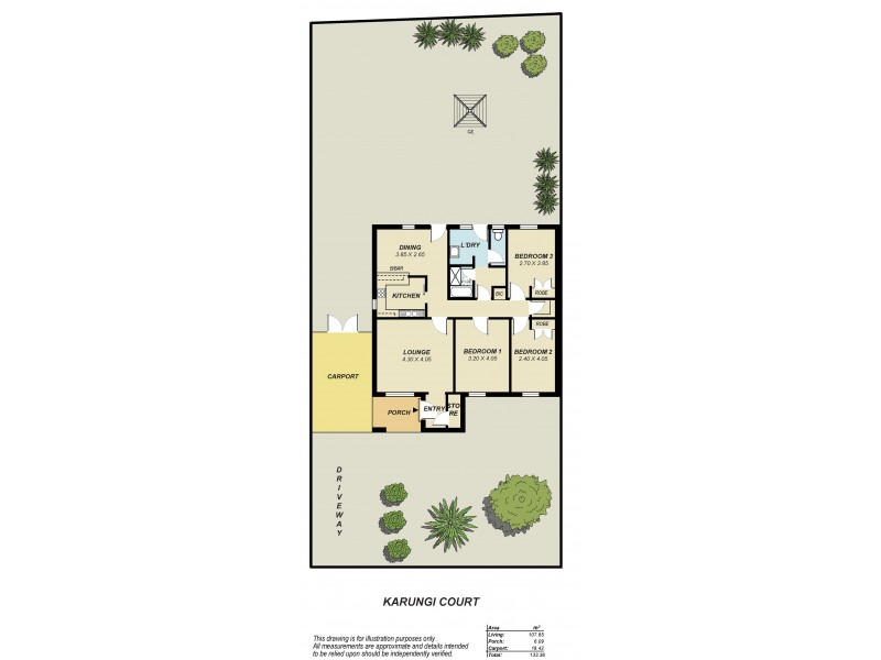 2 Karungi Court, Salisbury Downs SA 5108 Floorplan