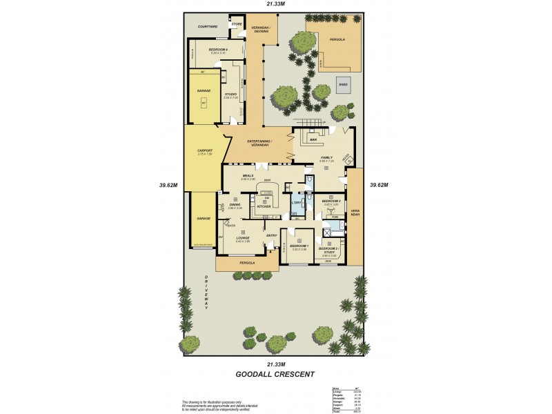 9 Goodall Crescent, Salisbury SA 5108 Floorplan