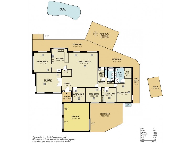 17 Summer Hill Court, Wynn Vale SA 5127 Floorplan