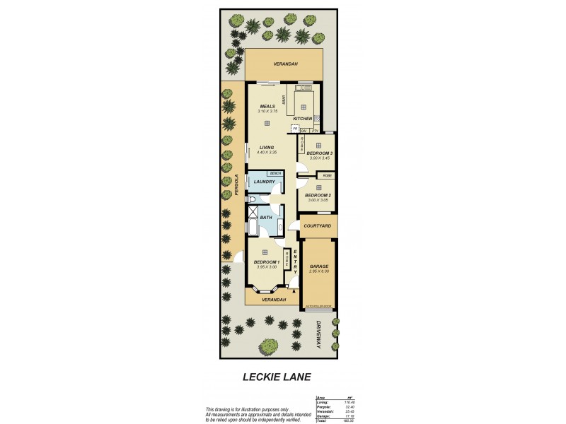 10 Leckie Lane, Greenwith SA 5125 Floorplan