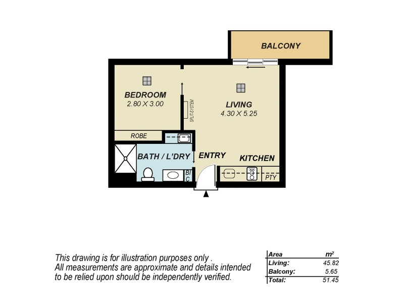 411/33 Warwick Street, Walkerville SA 5081 Floorplan