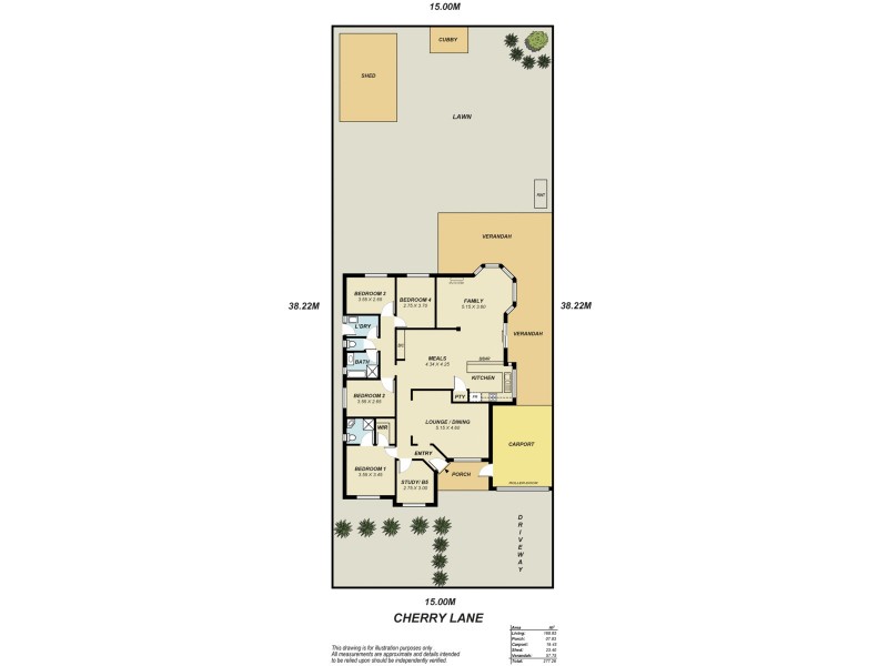 18 Cherry Lane, Paralowie SA 5108 Floorplan