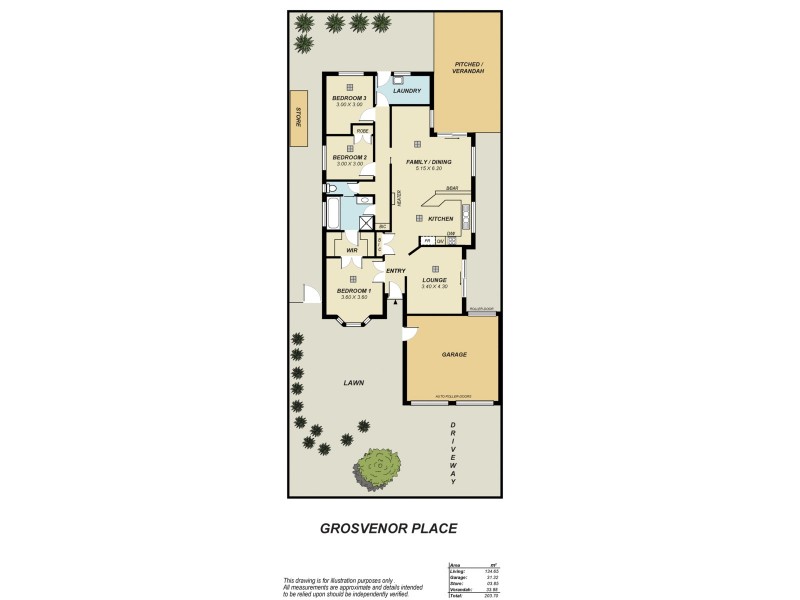 10 Grosvenor Place, Wynn Vale SA 5127 Floorplan
