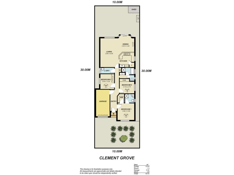 13A Clement Grove, Burton SA 5110 Floorplan