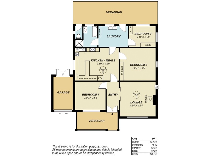 37 George Street, Pennington SA 5013 Floorplan