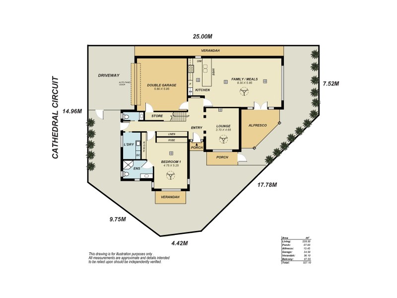 1 Cathedral Circuit, Mawson Lakes SA 5095 Floorplan