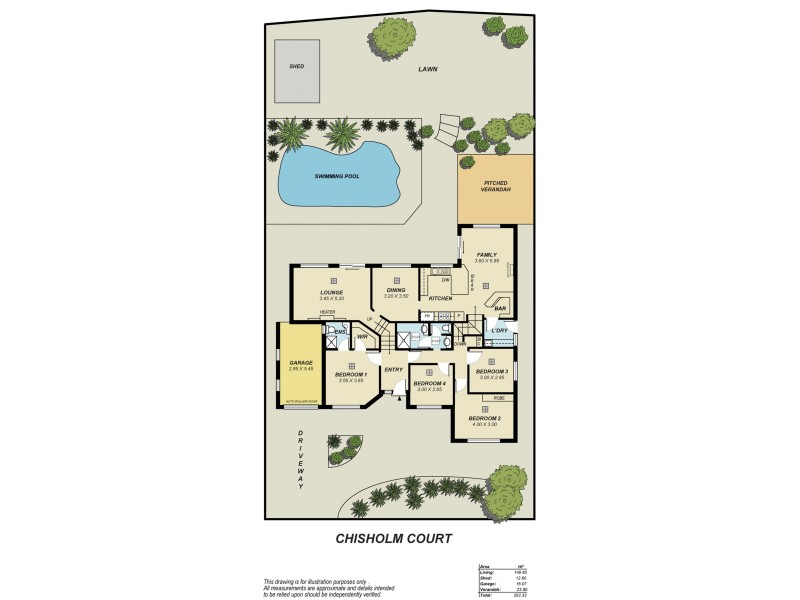 6 Chisholm Court, Golden Grove SA 5125 Floorplan