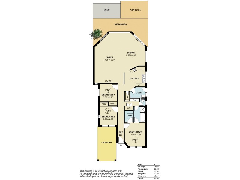 7 Baynes Court, Greenwith SA 5125 Floorplan