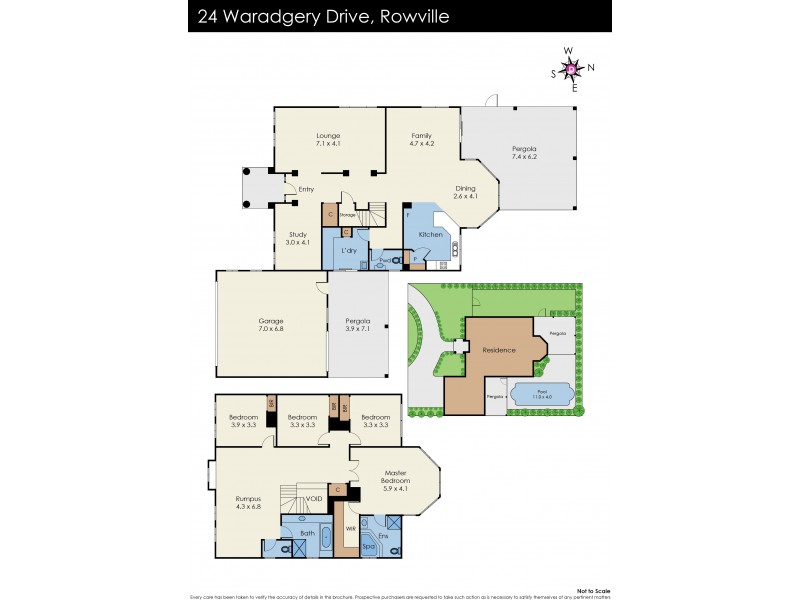 24 Waradgery Drive, Rowville VIC 3178 Floorplan