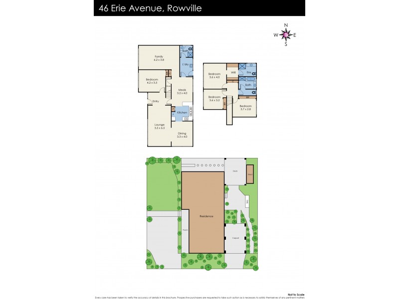 46 Erie Avenue, Rowville VIC 3178 Floorplan