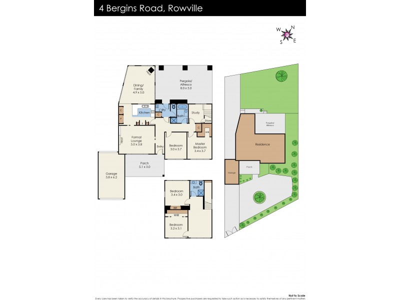 4 Bergins Road, Rowville VIC 3178 Floorplan