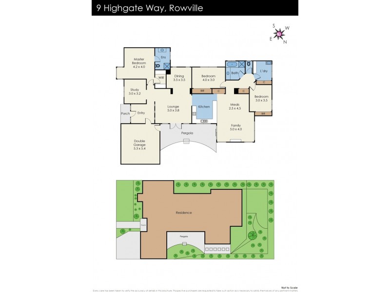 9 Highgate Way, Rowville VIC 3178 Floorplan