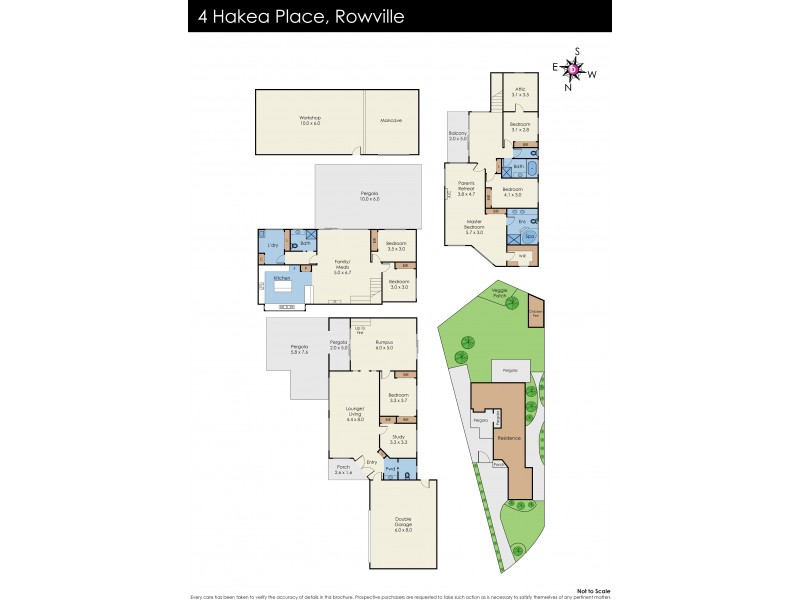 4 Hakea Place, Rowville VIC 3178 Floorplan