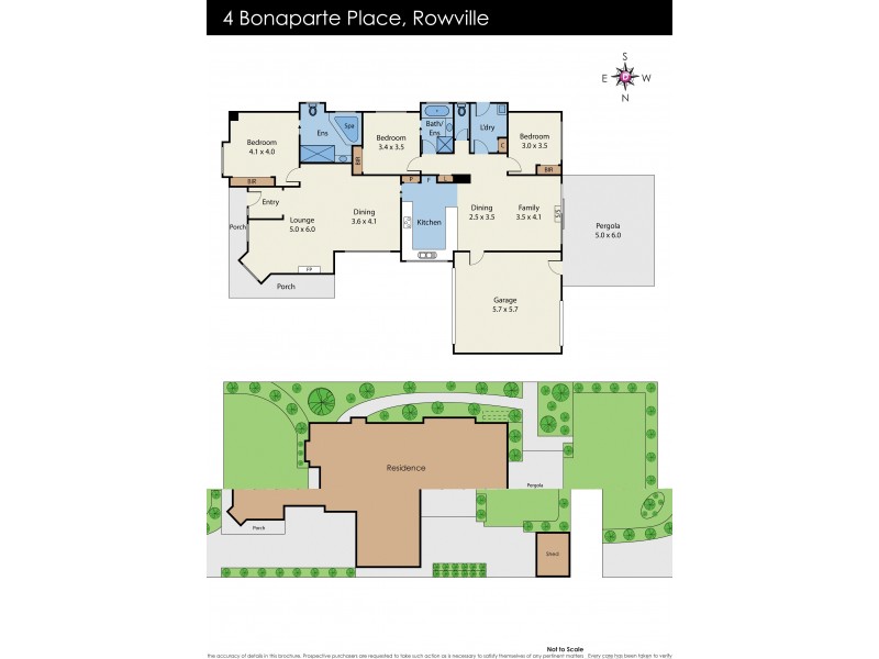 4 Bonaparte Place, Rowville VIC 3178 Floorplan