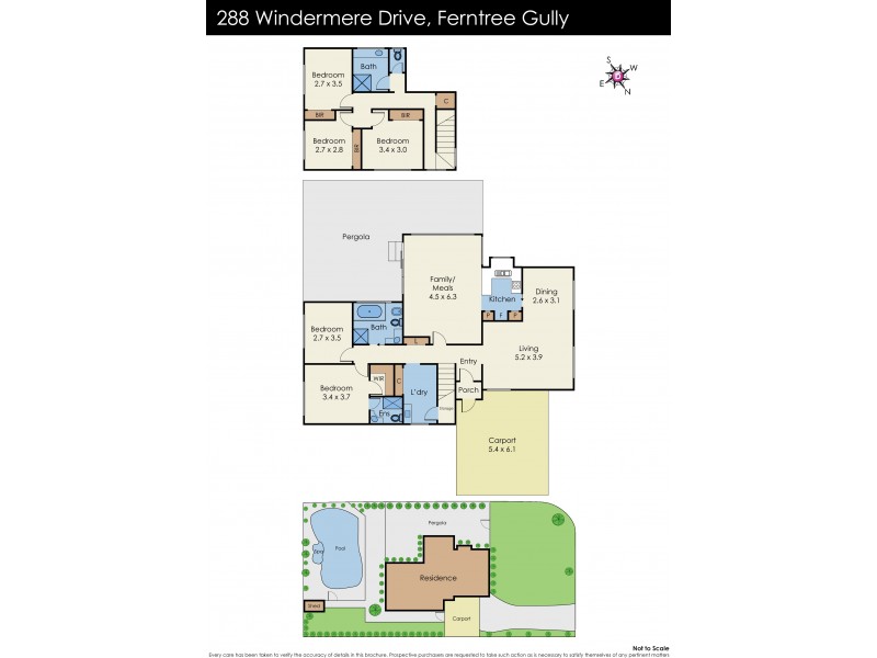 288 Windermere Drive, Ferntree Gully VIC 3156 Floorplan