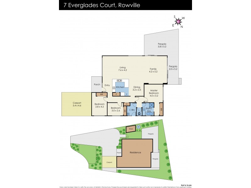 7 Everglades Court, Rowville VIC 3178 Floorplan