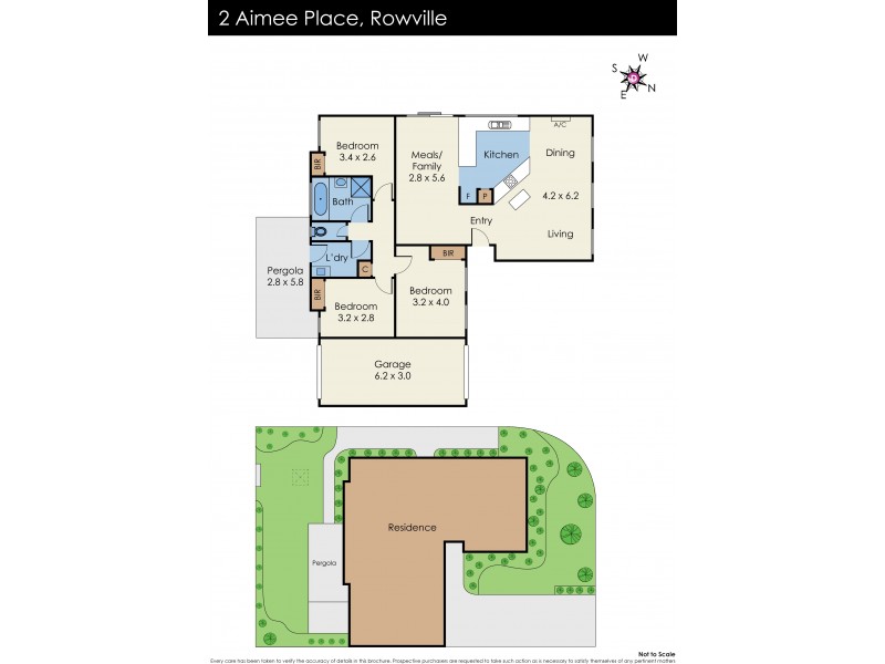 2 Aimee Place, Rowville VIC 3178 Floorplan