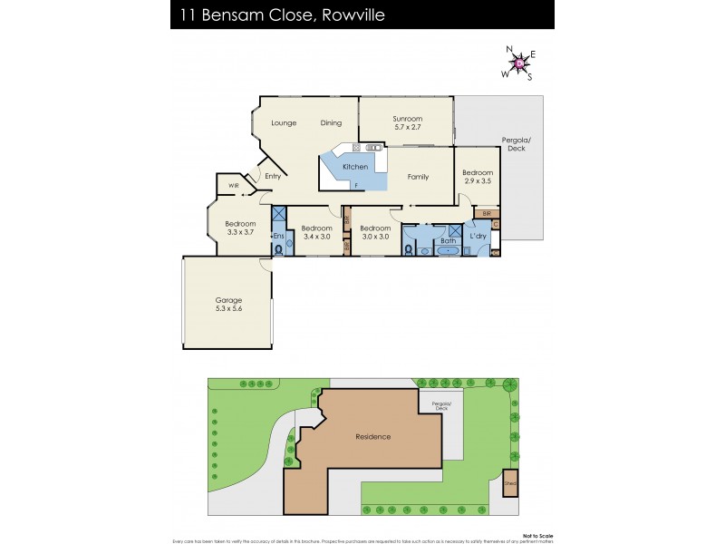 11 Bensam Close, Rowville VIC 3178 Floorplan