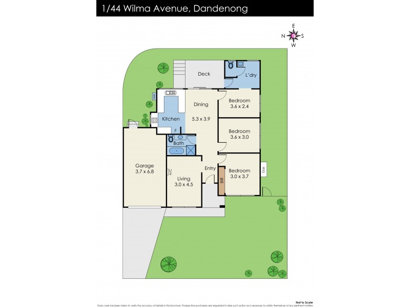 1/44 Wilma Avenue, Dandenong VIC 3175 Floorplan