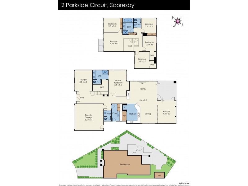2 Parkside Circuit, Scoresby VIC 3179 Floorplan